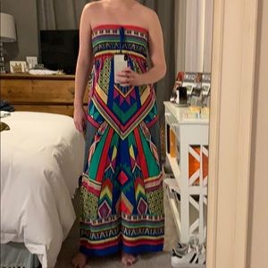 Colorful maxi dress